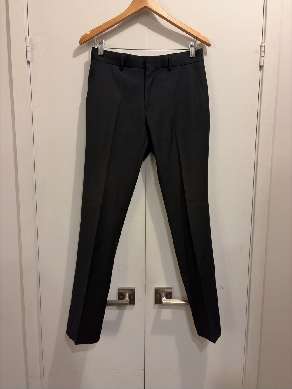 Topman Black Slim Dress Pants